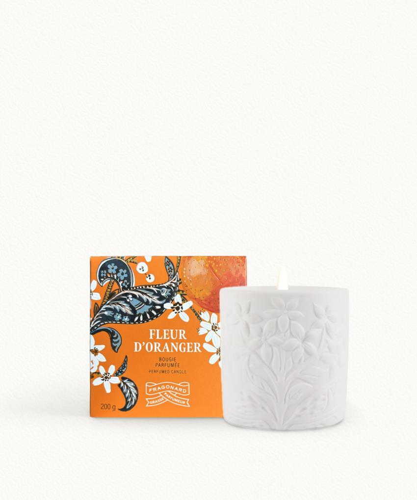 Fleur d'Oranger (Orange Blossom) Candle in Porcelaine pot