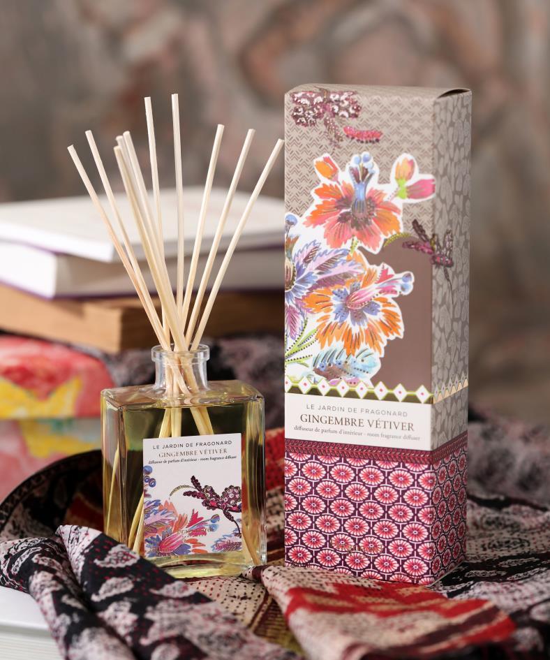 Gingembre Vétiver Room Diffuser  & 10 sticks