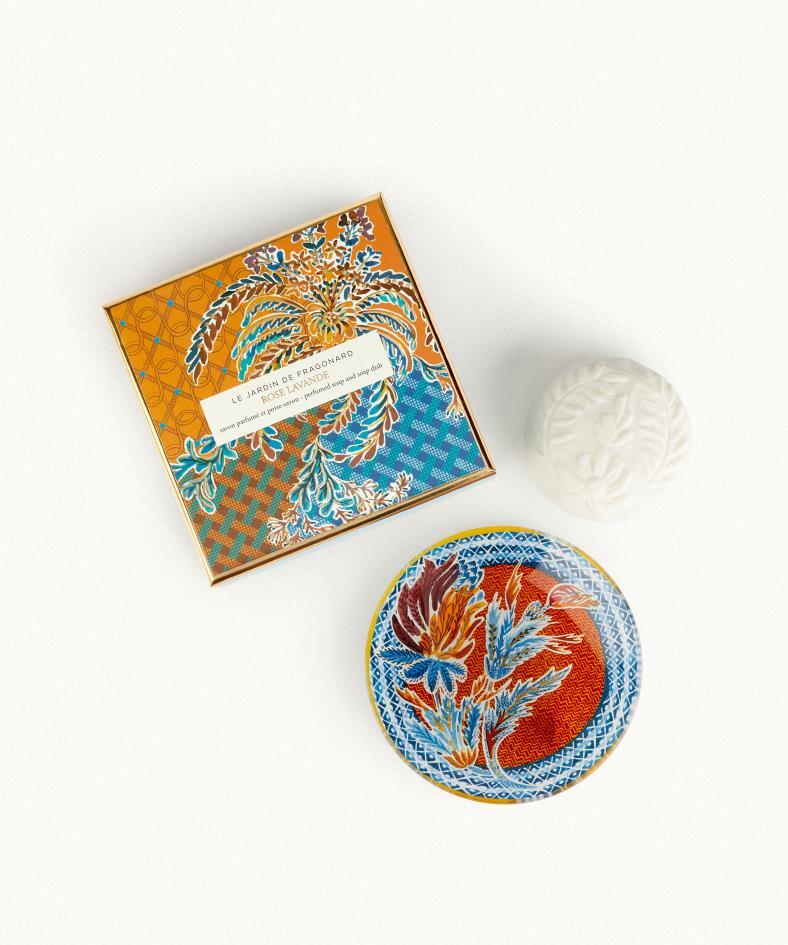 Rose Lavande Soap & Soapdish