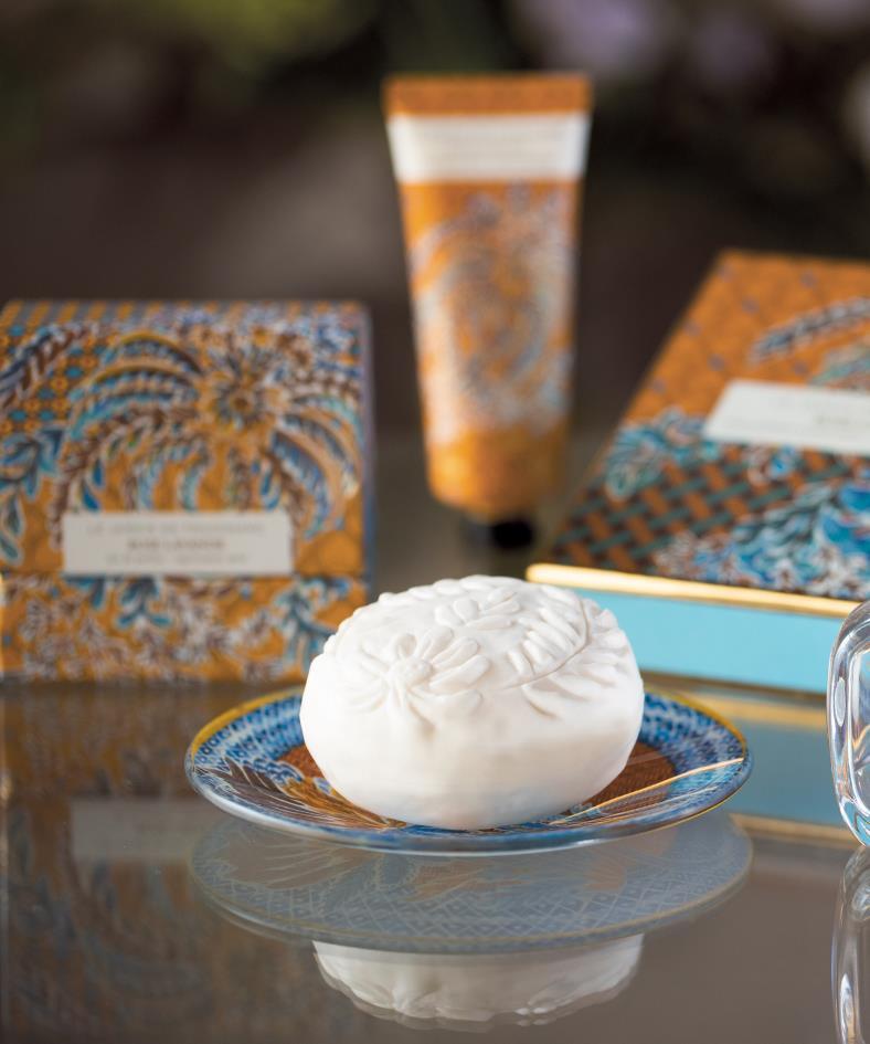 Rose Lavande Soap & Soapdish