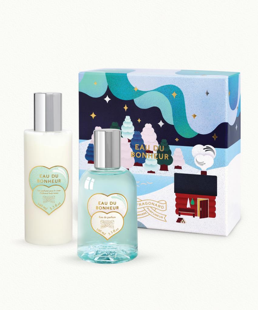 Eau du Bonheur gift box Eau de parfum and Body lotion